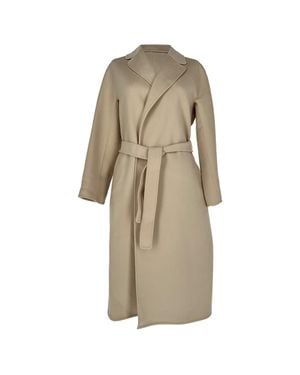 Max Mara 'S Belted Coat - Natural