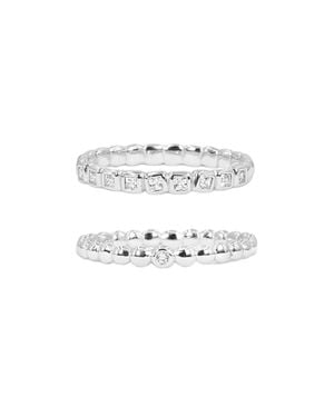 Jackie Mack Summer Ring Set - Metallic