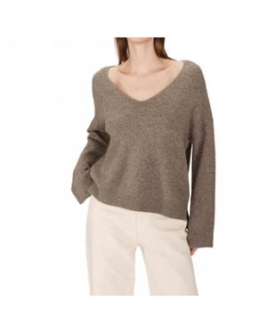 Grace & Mila Salvador Lurex Sweater - Brown
