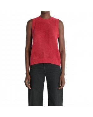 Nation Ltd Elliana Knit Tank - Red