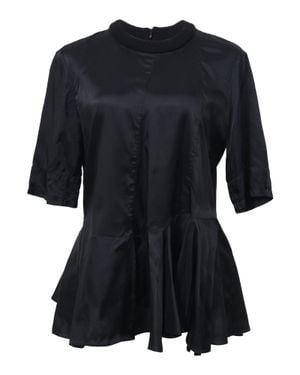 Marni Peplum Blouse - Black