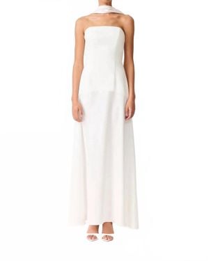 Elliatt Noralyn Strapless Gown - White