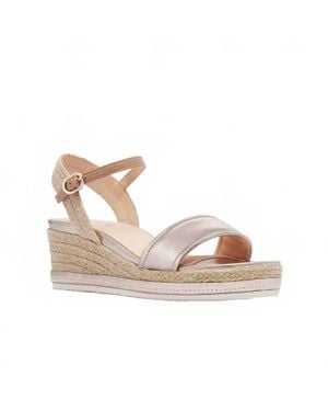 Frankie Harris Wedge Espadrille - Metallic