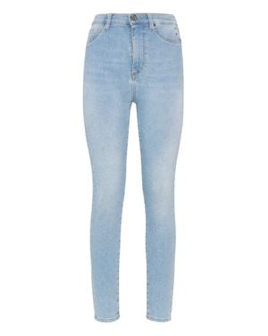 Philipp Plein Super High Waist Jeggings - Blue