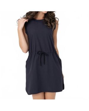 Renuar Sleeveless Eco Dress - Blue