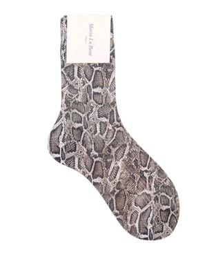 Maria La Rosa Savage Socks - Gray