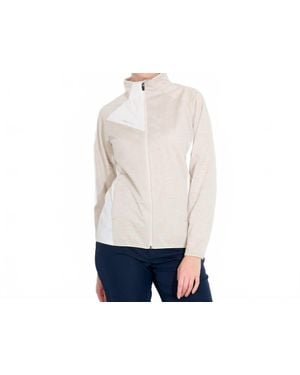 Abacus Sportswear Ardfin Softshell Mock Neck Jacket - Blue