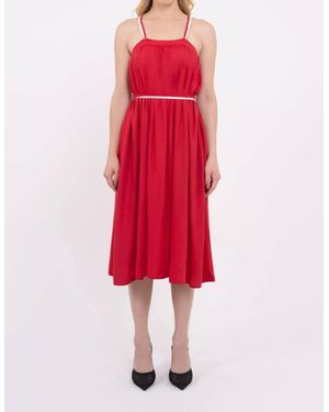 Aam The Tie-Up Dress - Red