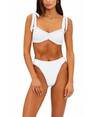Beach Riot Taryn Bikini Top - Orange