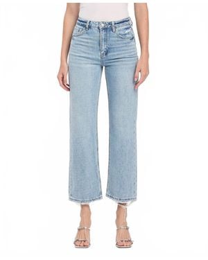 LOVERVET Lina 90's High Rise Ankle Slim Jeans - Blue
