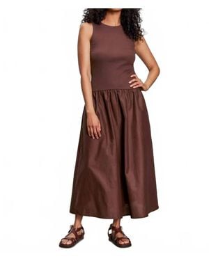 Sanctuary Take Me Away Midi Dress - Brown