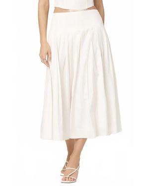 Astr Aubrianna Skirt - White