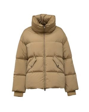 Woolrich Kelly Stand Collar Puffer Jacket - Natural