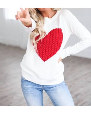 Yemak Luxe Love Sweater - White