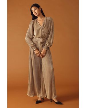 TRUEDAMES Moments Of Clarity Woven Jumpsuit - Brown
