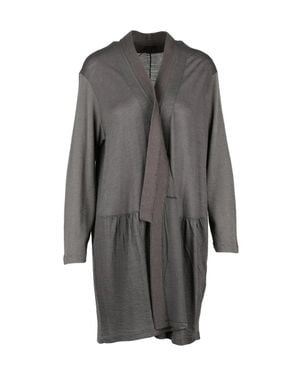 Transit Long Open Cardigan - Gray