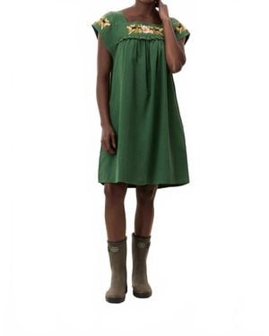 Leon & Harper Raddix Mini Dress - Green