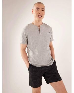 Chubbies Henley Tee Shirt - Gray