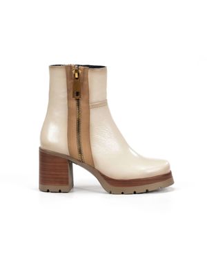 Fluchos Safe Leather Boots - Natural