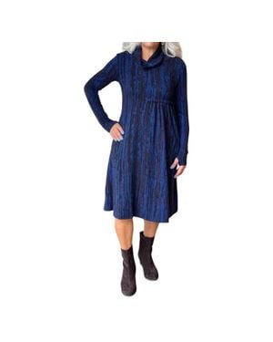 Kozan Juniper Long Sleeve Midi Dress - Blue