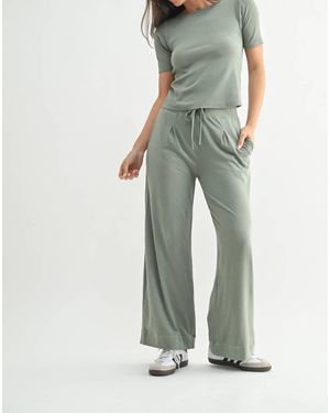 Mono B Vintage Ease Pima Cotton Set - Green