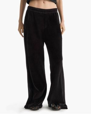 ATM Velour Flare Pants - Black