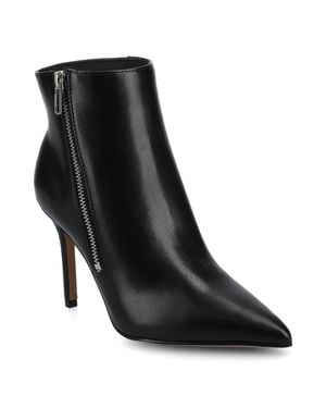 Journee Collection Leyna Medium And Wide Width Zipper Detail Dress Booties - Black