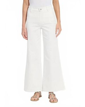 Lyssé Wide Leg Everyday Denim Jeans - White