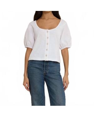 Nation Ltd Alma Cropped Top - Blue