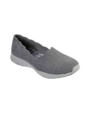 Skechers Seager Stat Stretch Knit Loafer - Gray