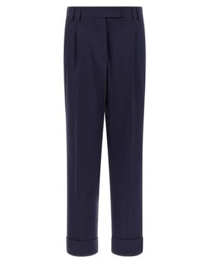 Alberto Biani Cotton Pants - Blue
