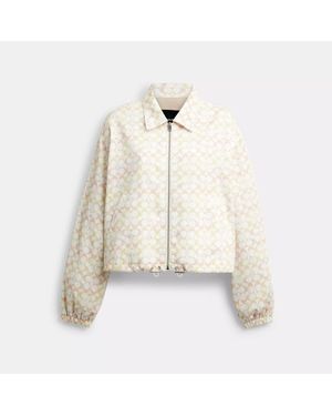 COACH Signature Blouson Windbreaker - White