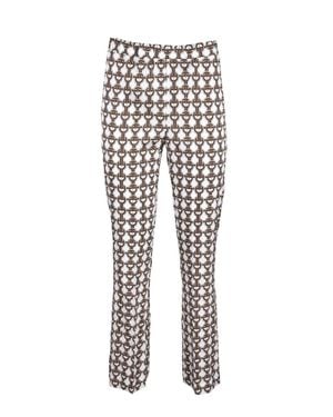 1 One Mixed Fabric Pants - Gray