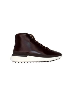 Wolf & Shepherd Crossover Hiker Wtz Leather Hiking Boots Zap2521 - Brown