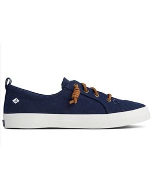 Sperry Top-Sider Crest Vibe Linen Sneakers - Blue