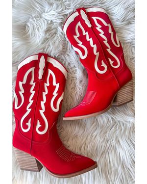 Miracle Miles Ida Boots - Red