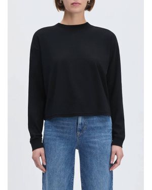 FAVORITE DAUGHTER Everyday Long Sleeve Tee - Black