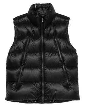 OUTHERE Matte Technical Nylon Puffer Vest - Black