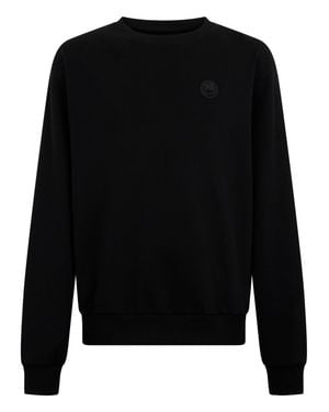 Philipp Plein Fleece Round Neck Sweatshirt 3D Tiger - Black