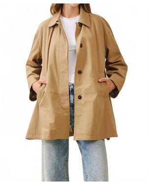 TCEC Relaxed Fit Long Sleeve Utility Jacket - Natural