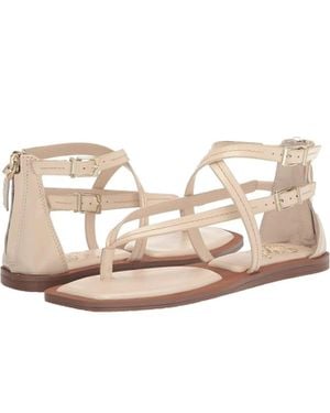 Vince Camuto Brenndie Sandals Warm Vanilla Square Toe Slip-On Hawk762 - Pink