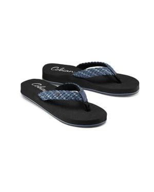 Cobian Braided Bounce Flip Flop - Black