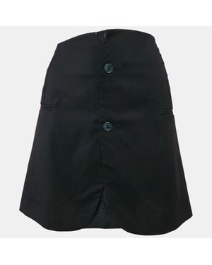 Jacquemus Gabardine Mini Skirt - Black