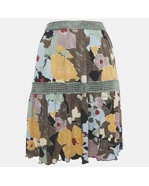 Missoni Printed Jersey Short Skirt - Gray