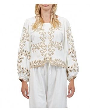 a.ren Felicity Top - White