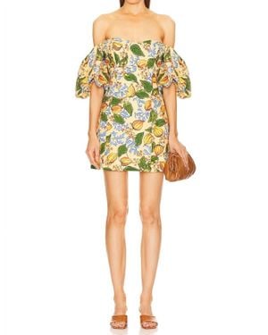 RHODE Dali Mini Dress - Yellow
