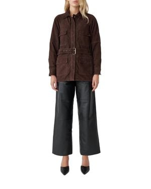 DEADWOOD Sahara Suede Jacket - Black