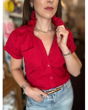 SHOP KMJ Quarantini Top - Red