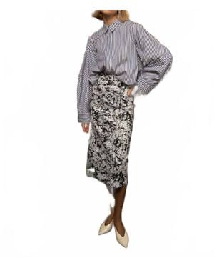 Kika Vargas Amelia Midi Skirt - Multicolor