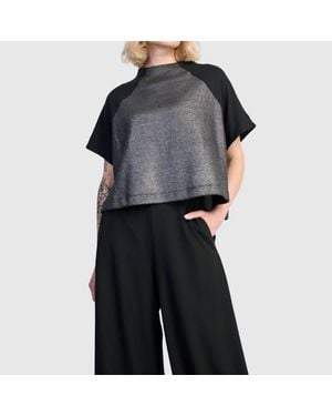 Alembika Velma Raglan Top - Black